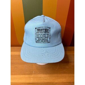 Vintage Trucker funny blue women Baseball advertising logo hat